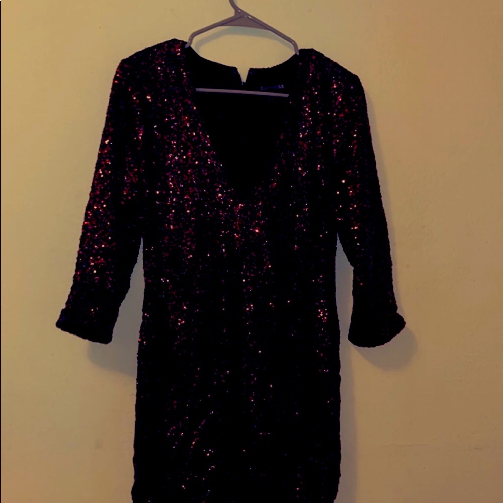 Express sequin dress